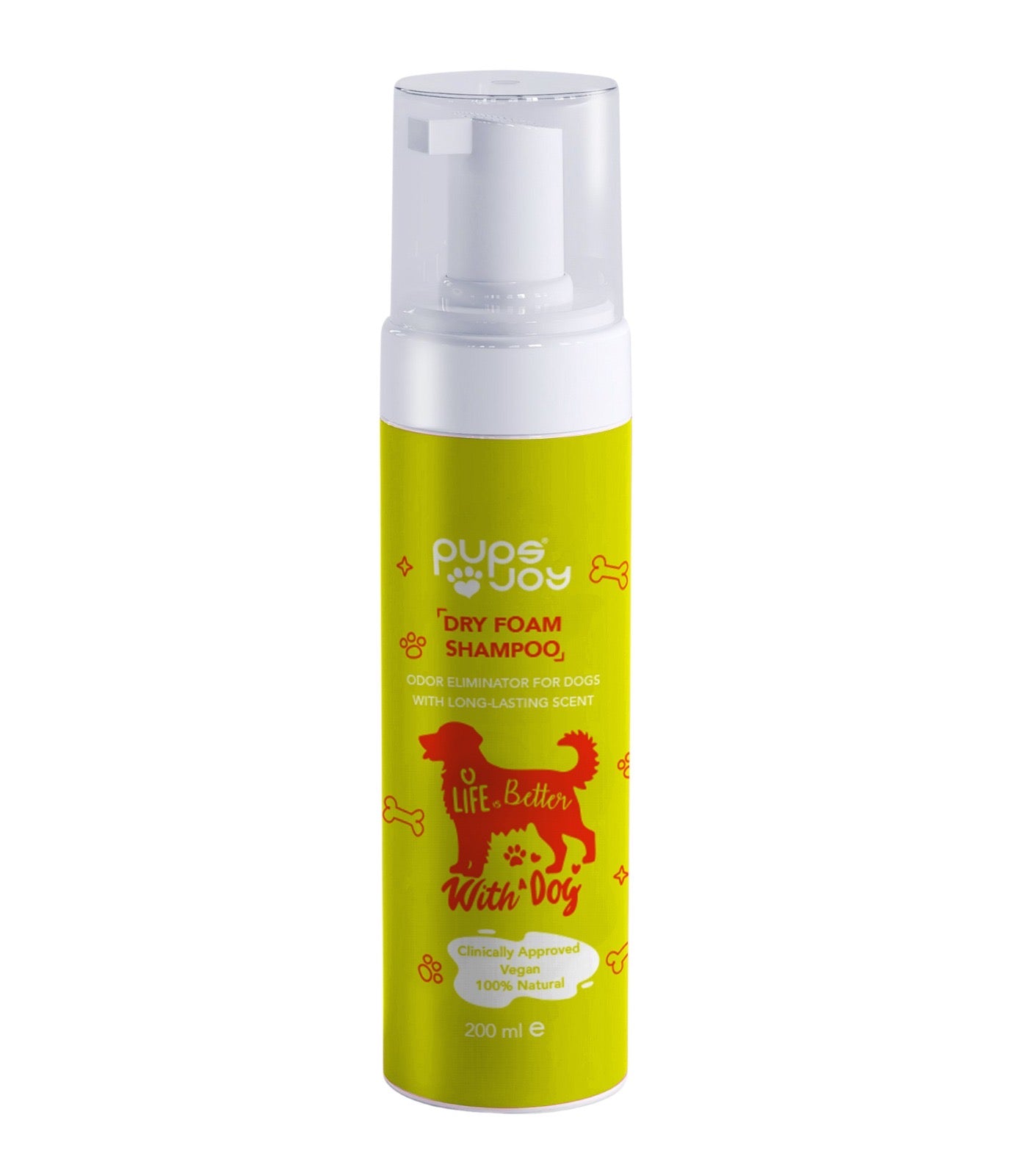 Odor Remover & Blocker - Waterless Foam Shampoo for Dogs