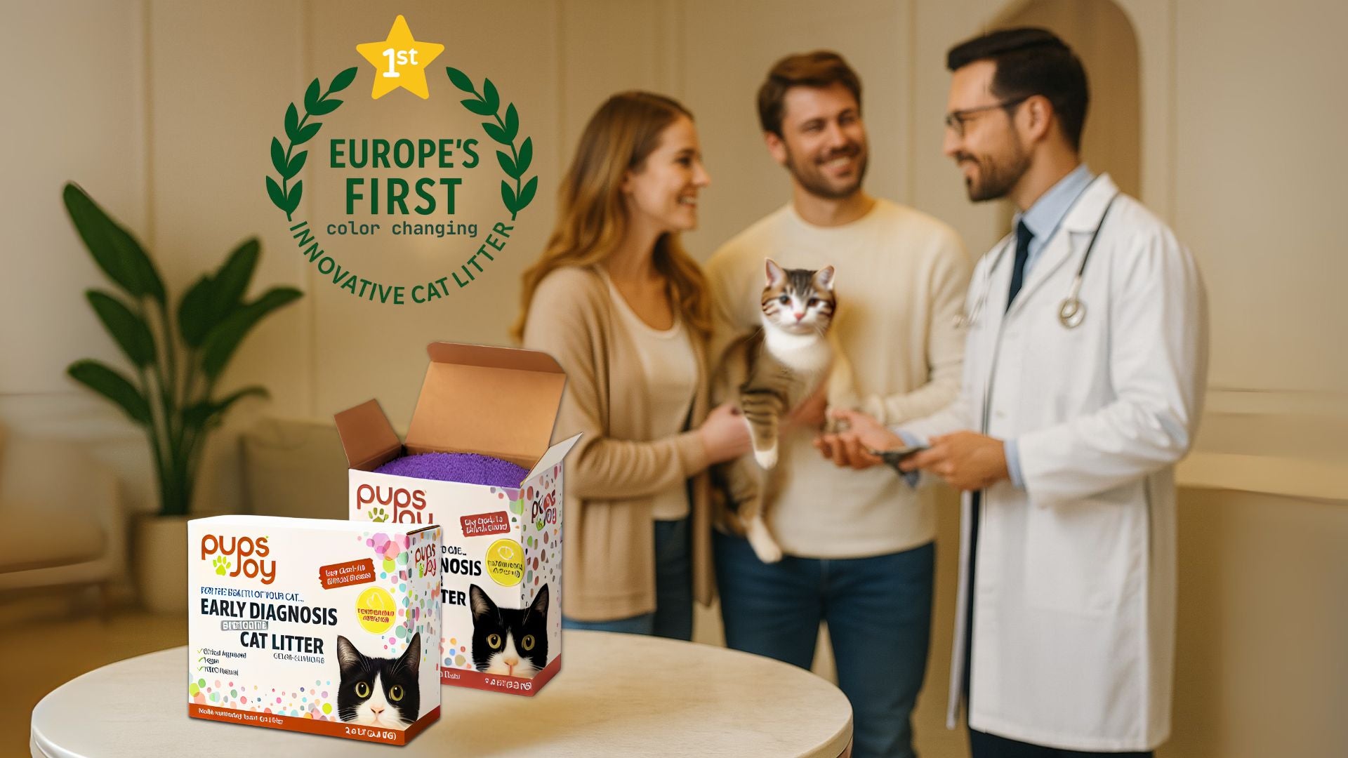 Pupsjoy Early Diagnosis Bentonite Cat Litter